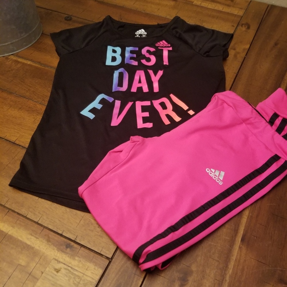 Worn a few times Adidas Outfit girls 10/12